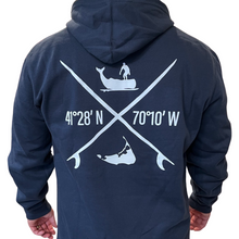 Load image into Gallery viewer, Crossing Surf Hoodie Navy
