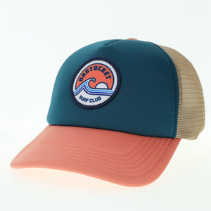 Marine Salmon Surf Club Foam Trucker