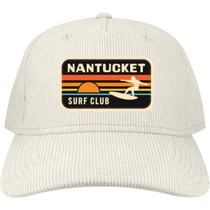 Ivory/Cord Retro Surfer Hat
