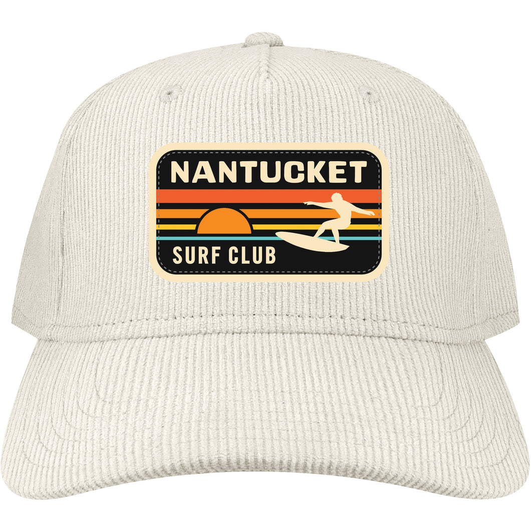 Ivory/Cord Retro Surfer Hat