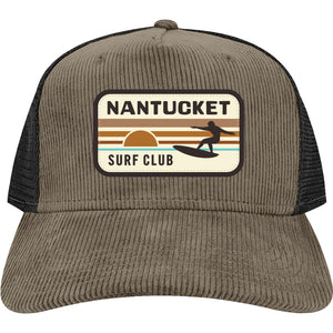 Dark Grey/Cord Retro Surfer Hat