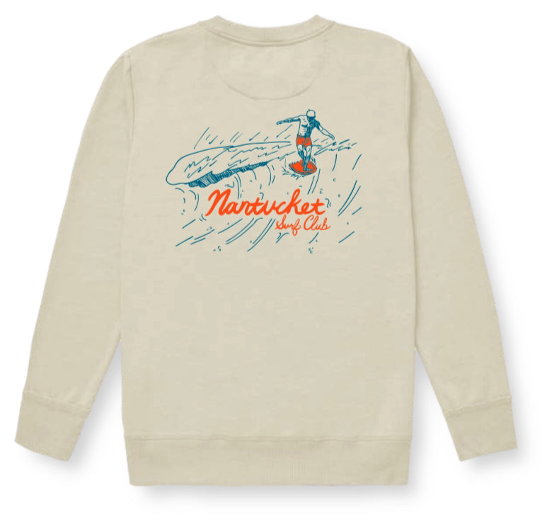 Cross Stepping Surfer Weathered Crew