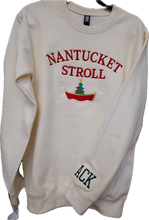 Load image into Gallery viewer, Christmas Stroll Embroidered Crewneck
