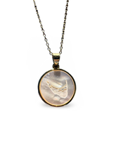 Load image into Gallery viewer, Etched Nantucket MOP Necklace
