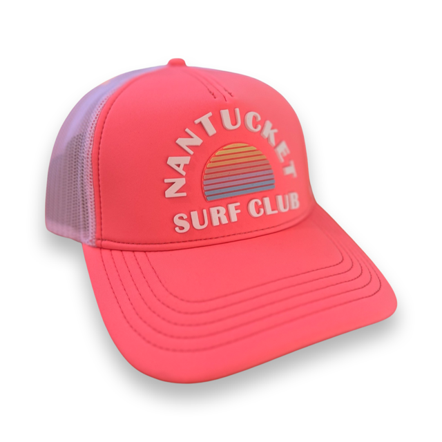Riptide Valin Nantucket Surf Club Peach/White Hat