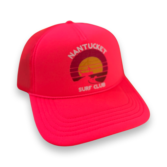 Nantucket Surf Foamy Neon Pink Hat