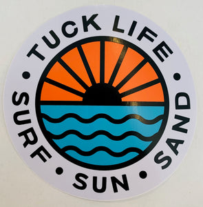 Tuck Life Sun Sticker