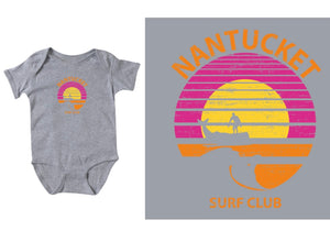 Baby Onesie Sun Set Logo