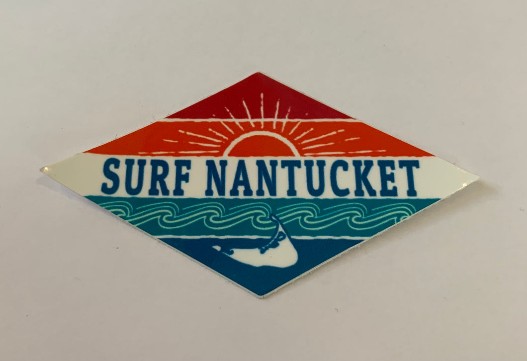Mini Surf Nantucket Sunset Sticker