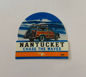 Mini Chase The Waves Sticker