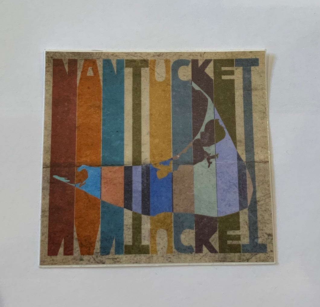 Nantucket Stripes Sticker