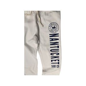 White Fleece Jogger