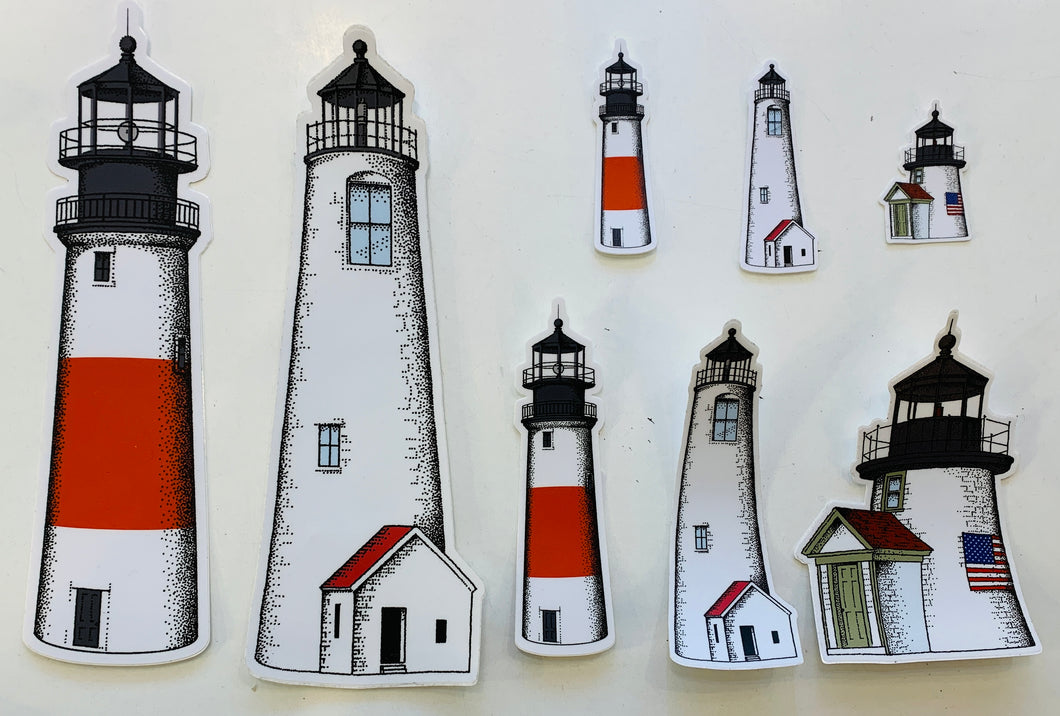 Lighthouse Stickers