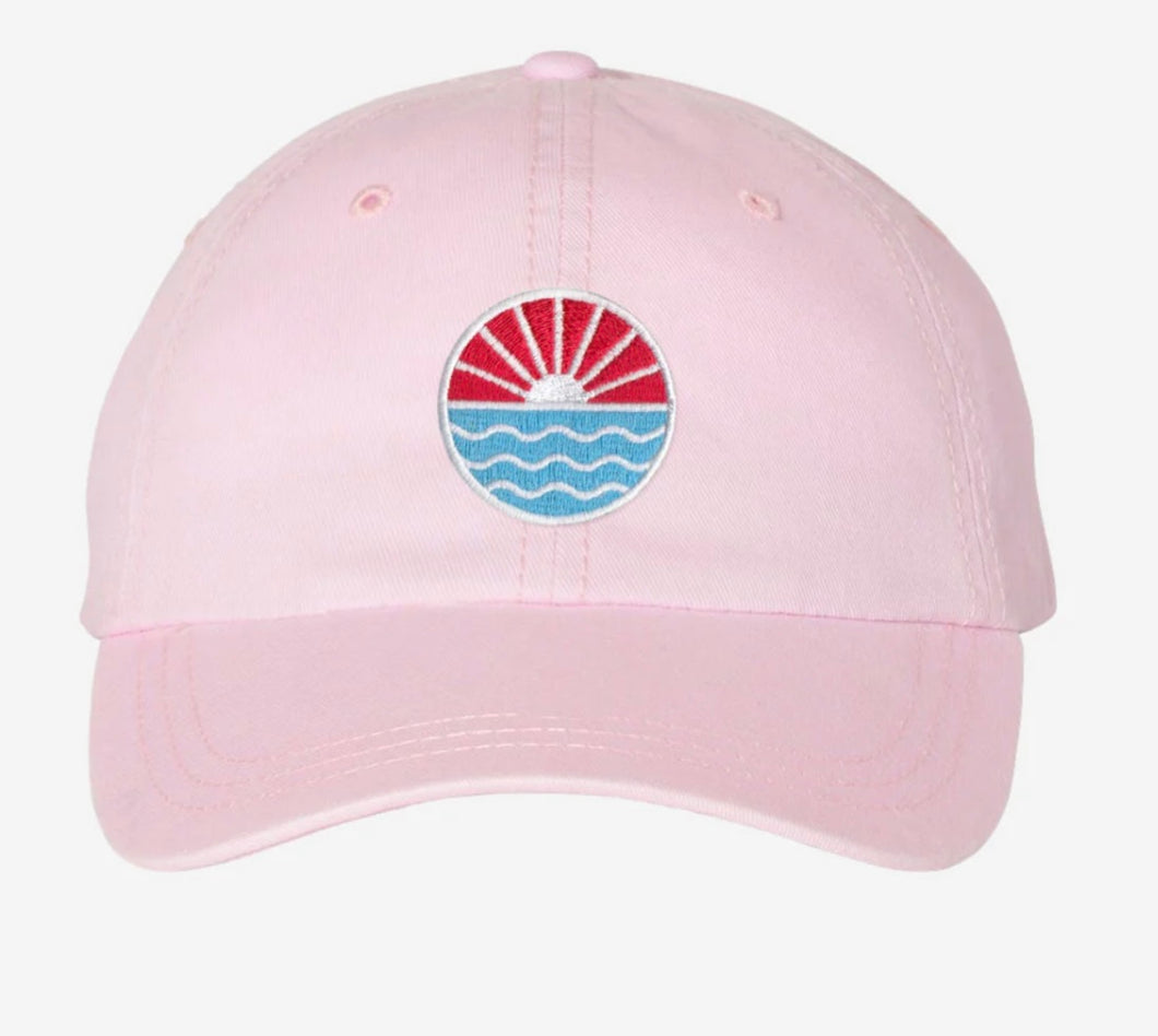 Youth Tuck Life Baseball Cap-Pink