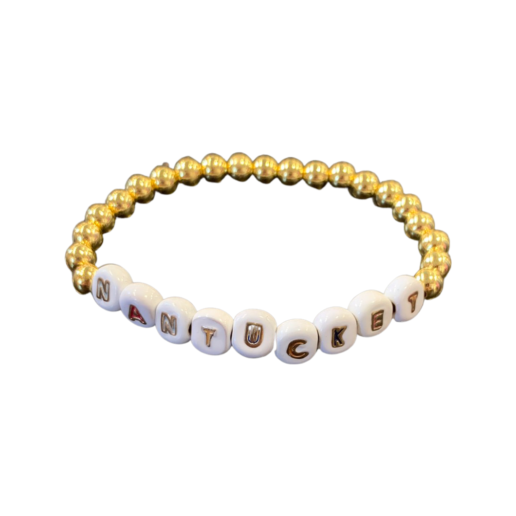 Enamel bead bracelet discount