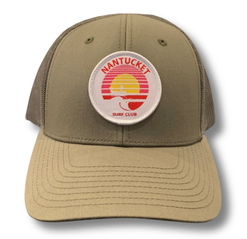 Nantucket Surf Co patch Snapback- Green