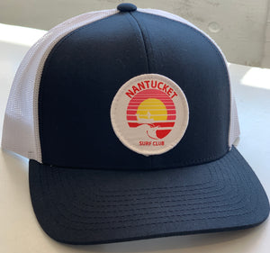 Navy/White Nantucket Surf Club Patch Snapback