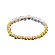 Load image into Gallery viewer, Gold Vermeil Nantucket Enamel Bead Bracelet
