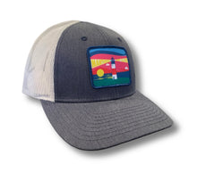 Load image into Gallery viewer, Sankaty lighthouse sunset snapback-Faded Navy
